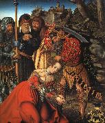 Lucas  Cranach The Martyrdom of St.Barbara Spain oil painting artist